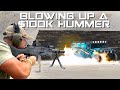 Destroying a hummer h1 alpha at our first range day