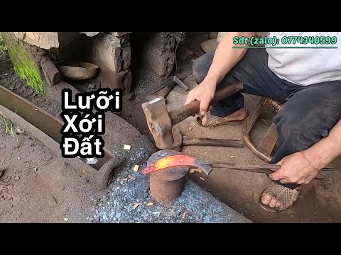 Video Rèn Dao Mèo Từ Lưỡi Phay Đất || Dao Mèo Thủ Công - youtube