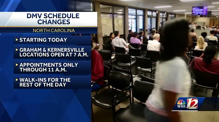 North Carolina DMV introducing new changes to services