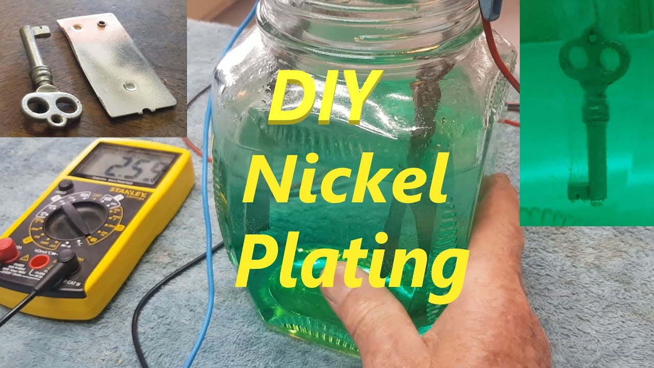 How to nickel plate at home - a detailed DIY guide to simple electroplating  restoration. 