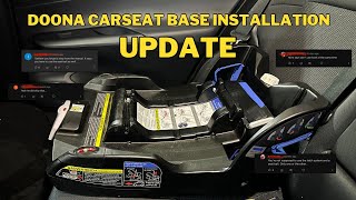 Doona Carseat Base Installation, Seatbelt & Latch
