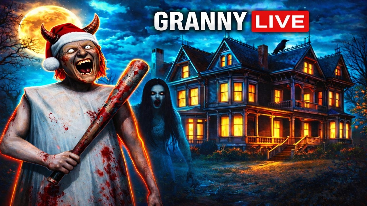 🔥Granny Live🔥Thriller🔥 |🔴Horror Gamepaly🔴| ⚡STROM GAMERS⚡ #Granny #GrannyLive #horrorgame