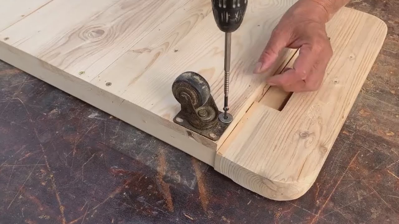 Useful Woodworking Inventions Worth Learning // How To Make A Cart That Easily Carry Heavy Things