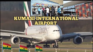 eeeiii Ghana this can't be possible Amirate A380, KLM 777 200E Boeing landed at Kumasi Internation?