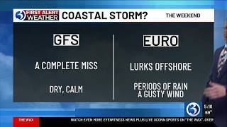 Technical Discussion: A coastal storm potentially impacts CT over the weekend