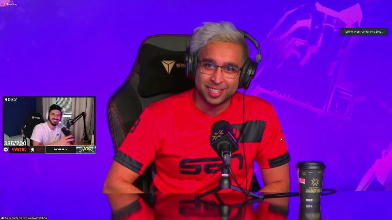 Tarik *INTERVIEWS* Shahzam in Valorant CHAMPIONS Press Conference