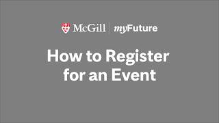 How to Use myFuture: Register to an Event