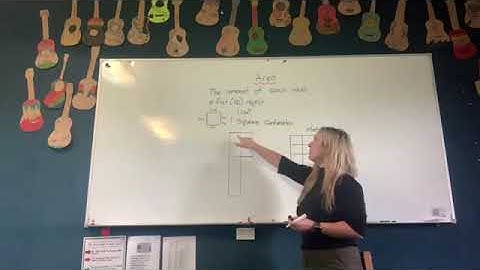 Measuring area in square centimetres and square metres