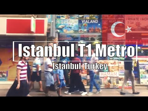 🇹🇷Istanbul Metro T1 - Kabataş to Sultanahmet