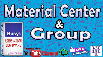 How to create material centre in busy 18,godown create in busy,godown group create part 9