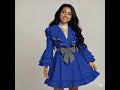 🍂 Autumn Ruffle Reverie Coat Dress 🎀✨ #vandeezcreations #womensclothing #designerinspiration