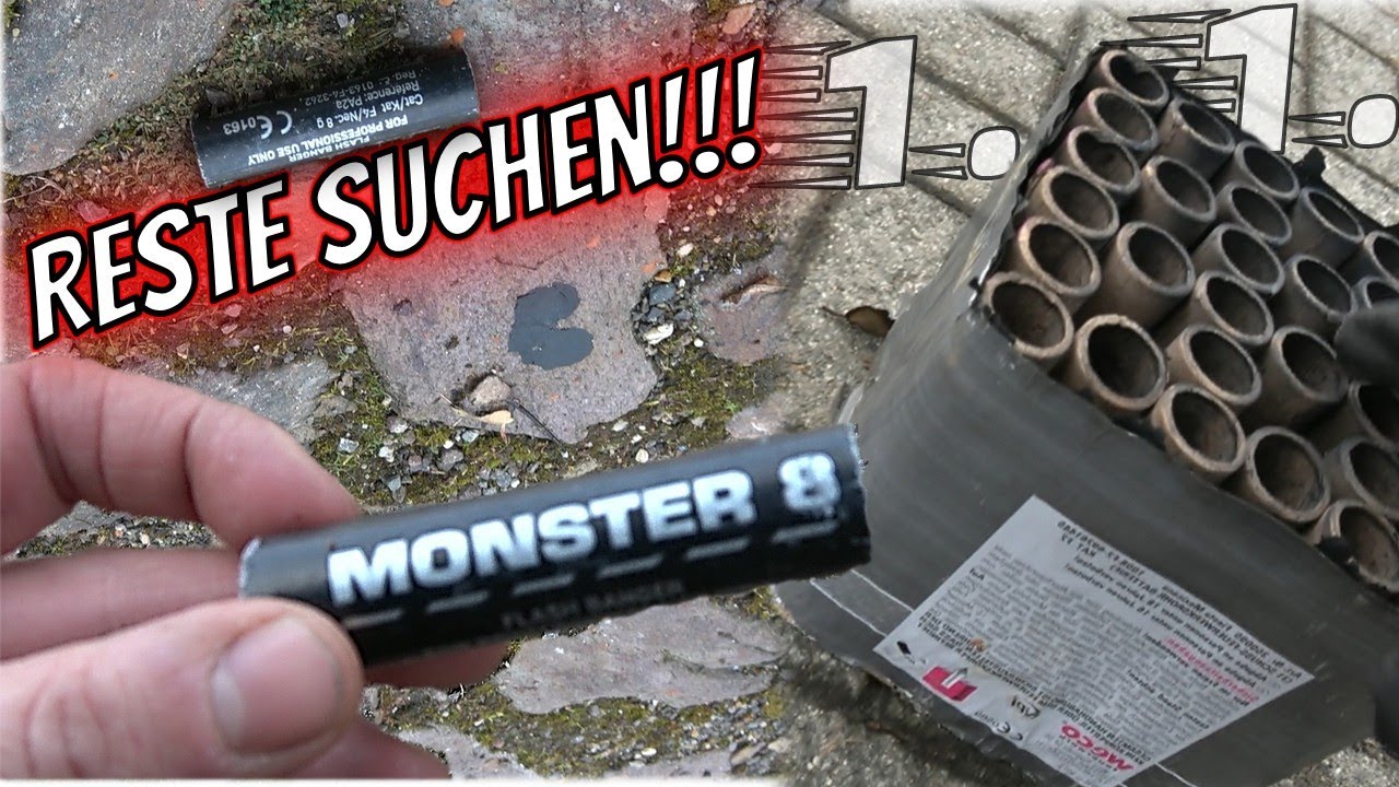 Feuerwerk sammeln am Tag nach Silvester || F2 und F4 Feuerwerk gefunden!!!