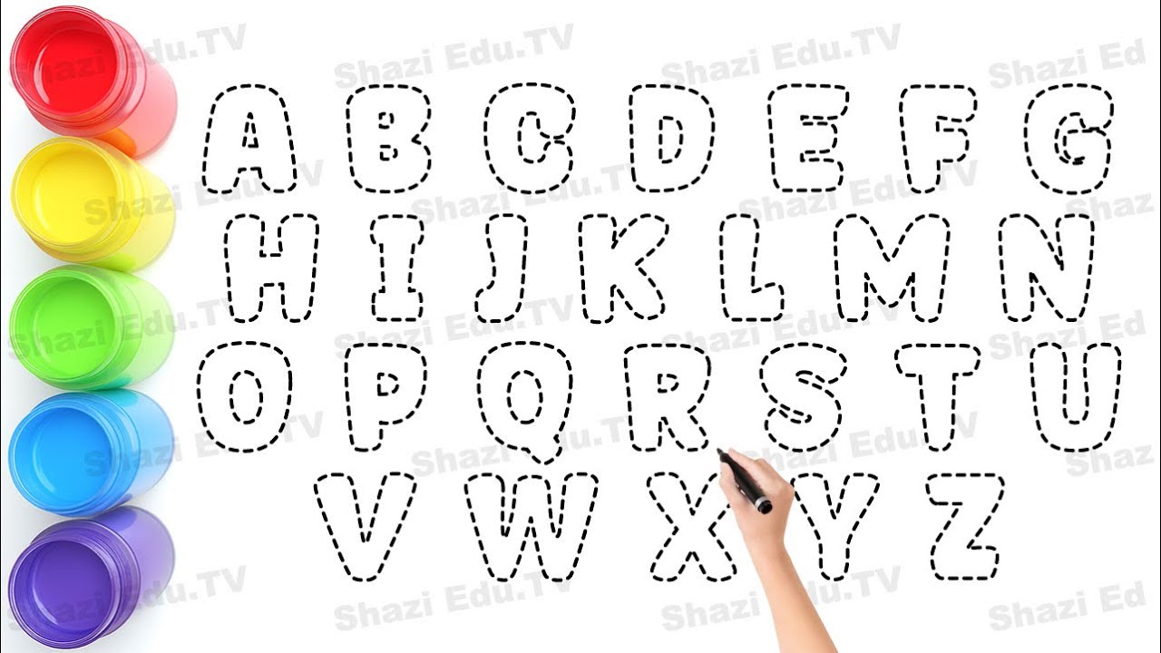 Let's Learn to Draw and Paint ABC for Kids - YouTube