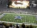 An opening ceremony at the new Cowboys Stadium 9-20-09 (Star at midfield)