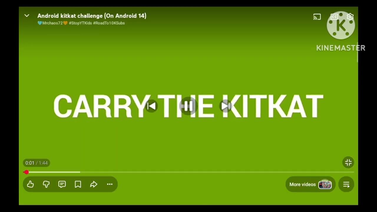 Android KitKat challenge not working