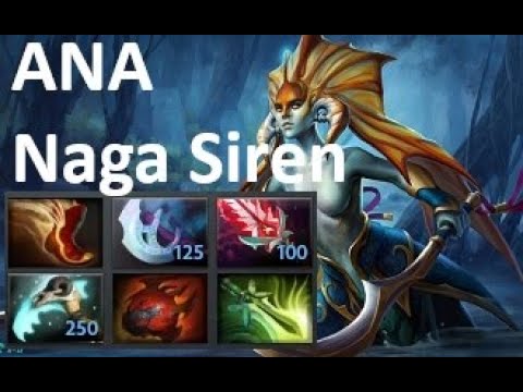 Ana Naga Siren Safelane 20 5 8 Dota 2 V7 34b Gameplay 