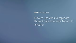 How to Use APIs to Replicate Project Data