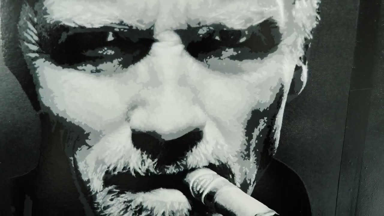 Realistic 8 Layer Stencil Art