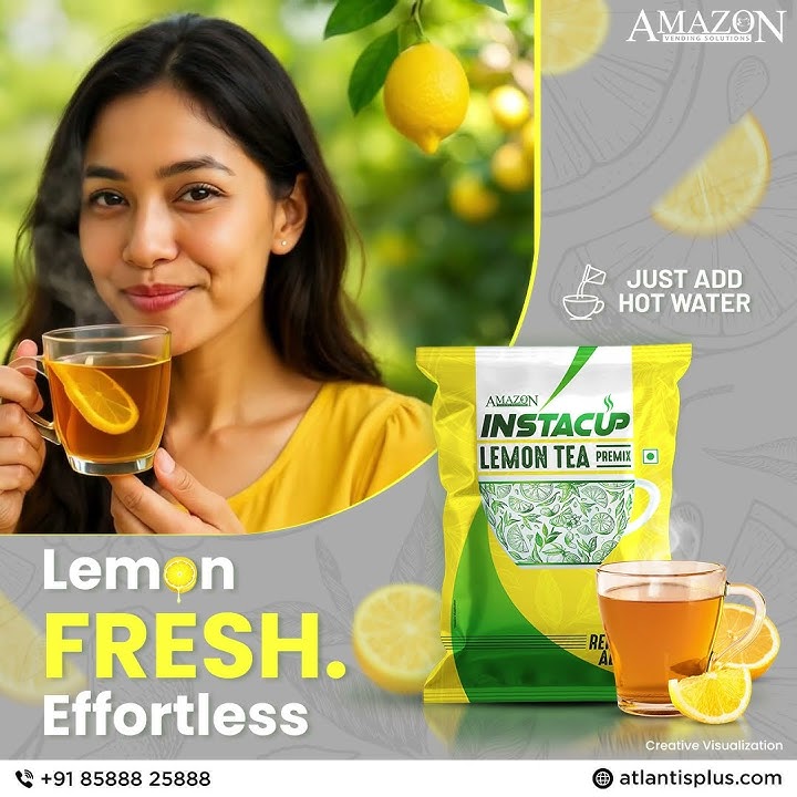 How to Make Lemon Tea Instantly with Amazon Instacup 🍋 | No Boiling Needed!