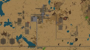 Factorio Time Lapse - Desert Mass