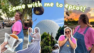 DISNEY WORLD VLOG | let’s go to epcot! 💫🌐🥨💚