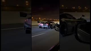 Pagani Huayra R Spitting FIRE! 🔥 V12 Symphony #Pagani #HuayraR #Supercar #Shorts