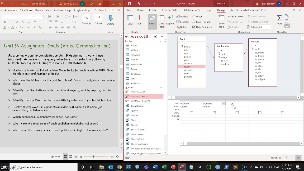 Creating queries using aggregation functions and group by 2/4 - YouTube