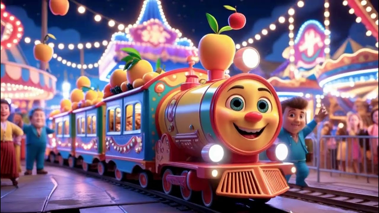 Fruit Festival Fun! 🎉 (Episode 3: Counting the Fruits) | Number Song for Kids | Fruit Train Finale!