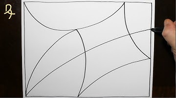 Daily Line Illusion | Emotional Chaos 3D Abstract Pattern / Spiral Drawing / Satisfying and Relaxing