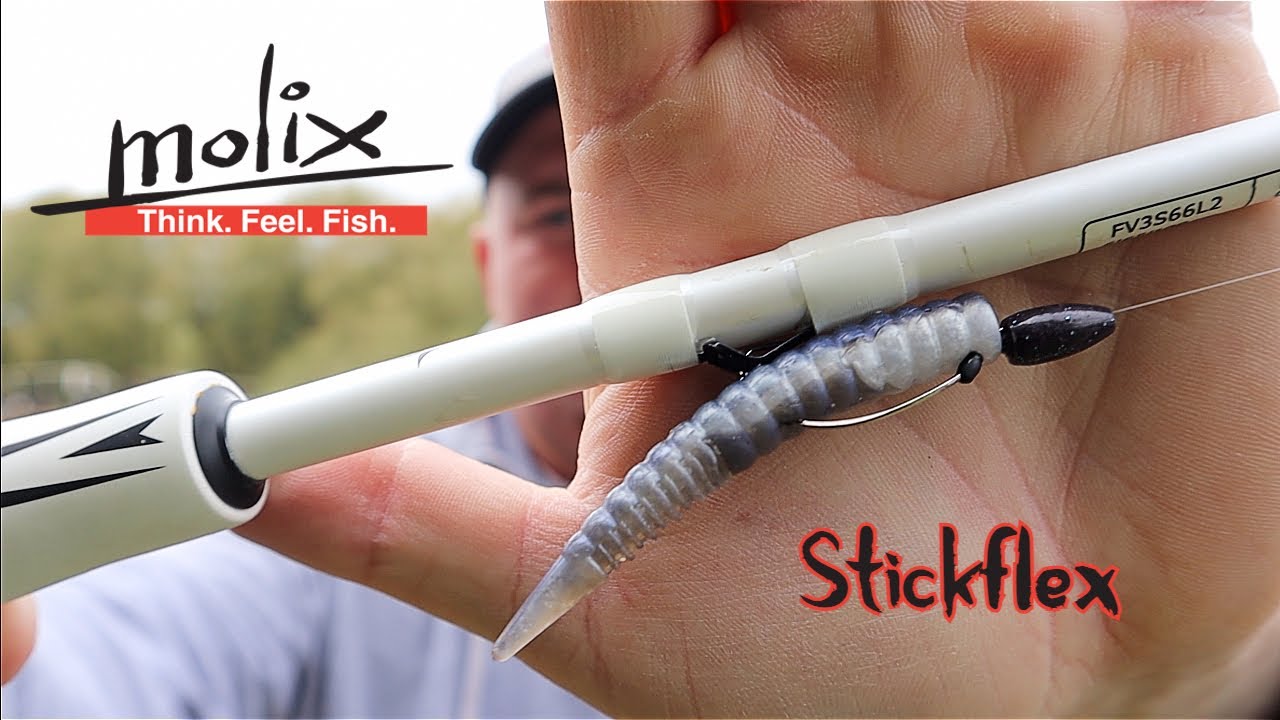 Molix Stick Flex 2.75'' Col. Gold Ayu - Worm Soft Bait | Nencini Sport