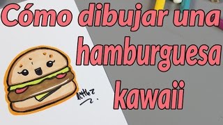 Cómo dibujar una hamburguesa