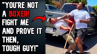 Karen Picks Fight With BOXER, Gets KNOCKED OUT Cold! - Reddit Stories