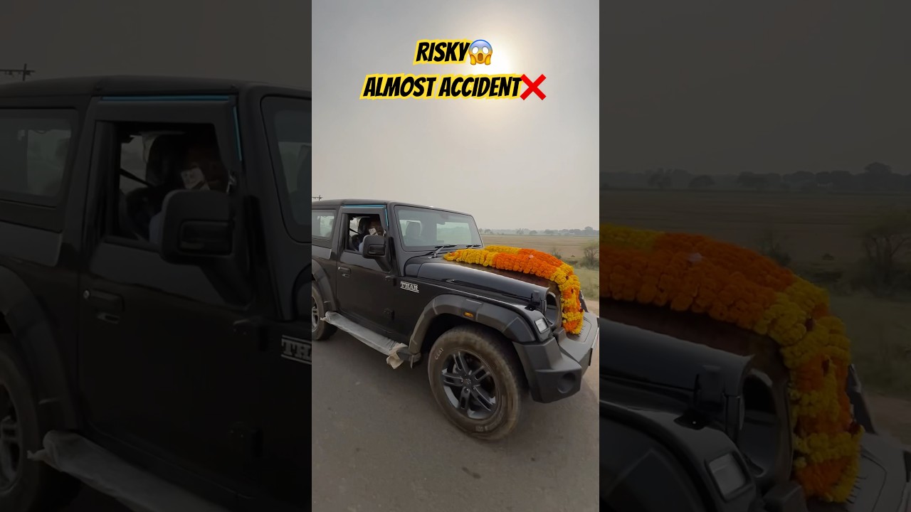 VERY RISKY❌THAR ACCIDENT😱