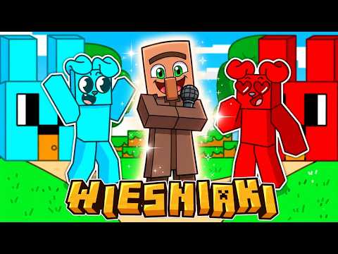 NAGRYWAMY PIOSENKĘ z WIEŚNIAKIEM w Minecraft! 🎤🎵🎶