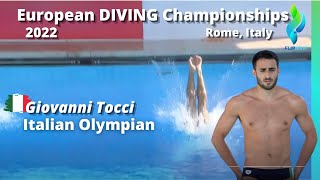 2022 Giovanni Tocci - Mens 3 Meter Diving European Championships
