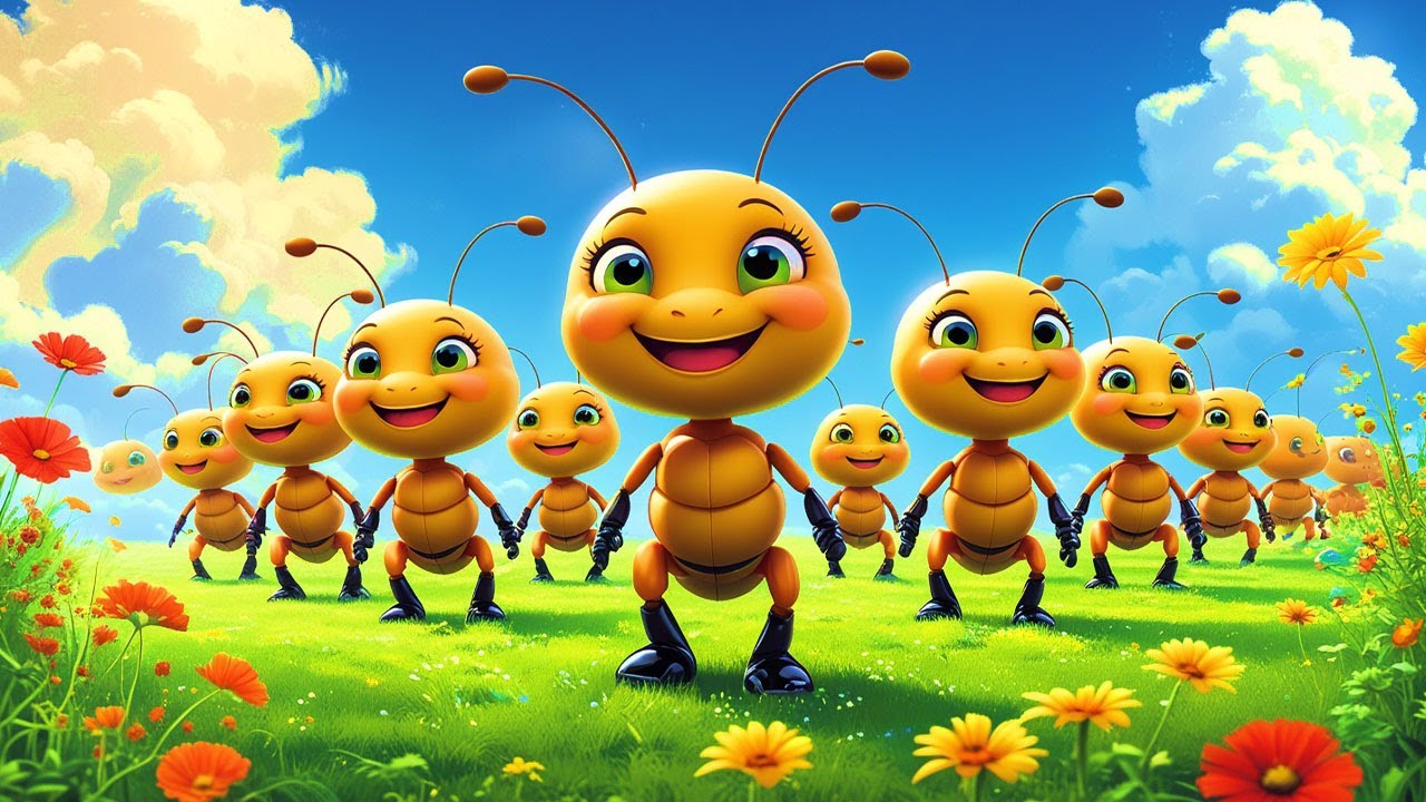 The Marching Ants Song 🐜 | Fun Ant Parade Nursery Rhyme for Kids | Kids Nursery TV