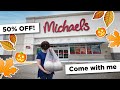 Come With Me To A New Michaels On My Birthday! Halloween And Fall Decor 50% Off [2021]