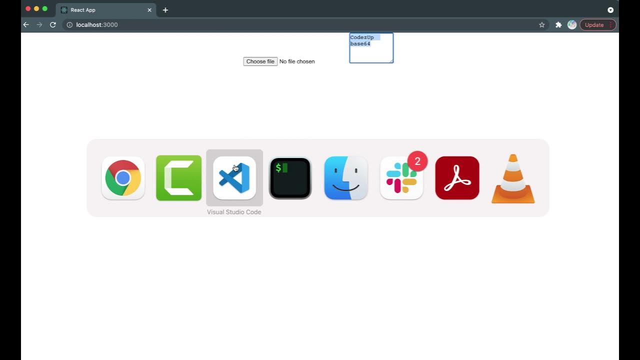 Encode PDF file to Base64 Encoding in React Javascript YouTube