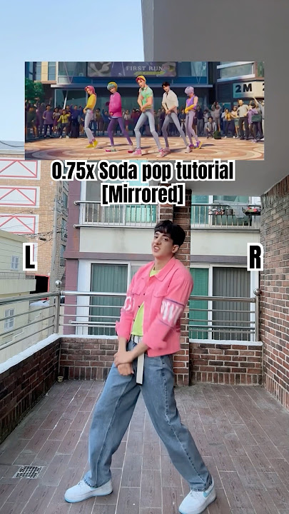 [Mirrored] 0.75x Soda pop dance tutorial #kpopdemonhunters #sajaboys #sodapop #tutorial #dance #kpop