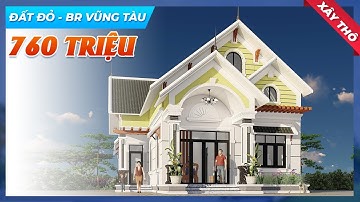 Mẫu Nhà Vườn Mái Thái 3 Phòng Ngủ Xây Thô 760 TRIỆU Tại Huyện Đất Đỏ Tỉnh Bà Rịa - Vũng Tàu