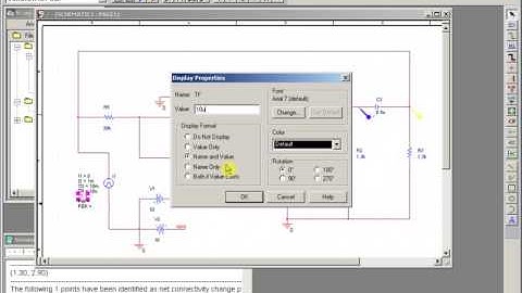 OrCAD kick starting an oscillator