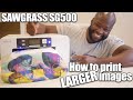 Sawgrass SG500 | how to print on larger paper