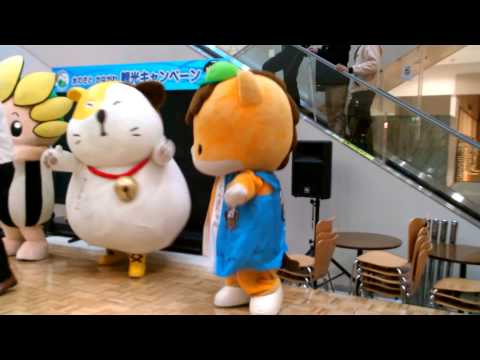 けやきウオーク前橋、ぐんまちゃん恋するフォーチュンクッキーを踊る！！(練習風景）