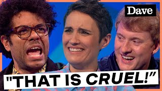 Richard Ayoade FUMES During Jen Brister&#39;s 90&#39;s Quiz! | Question Team | Dave