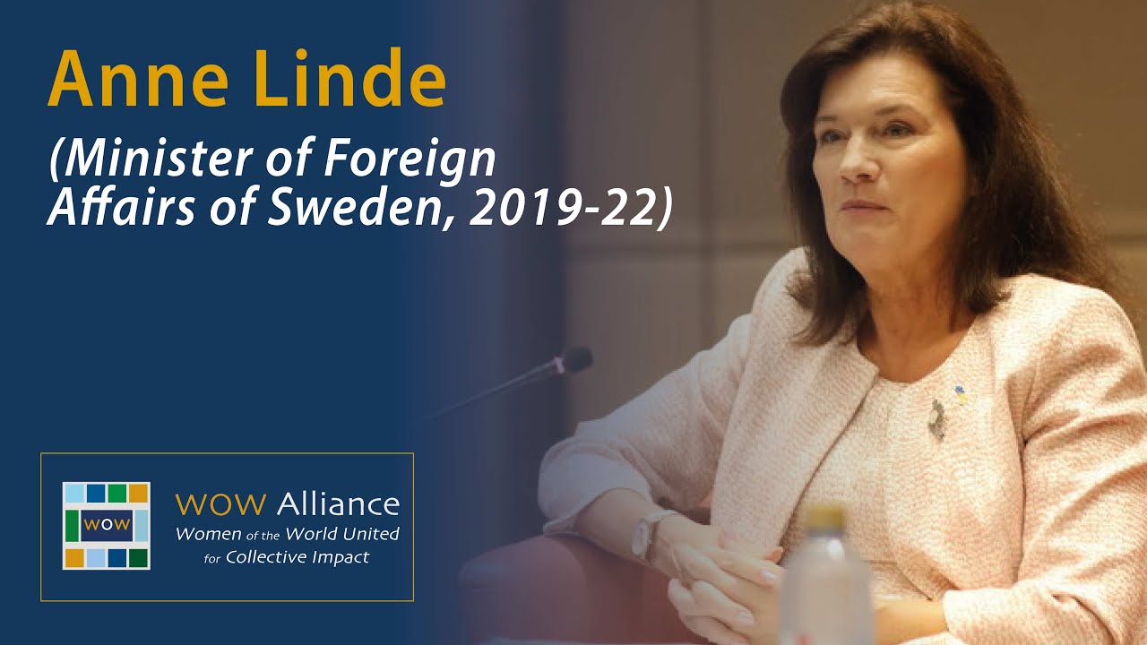 Anne Linde (Minister of Foreign Affairs of Sweden, 2019-22)