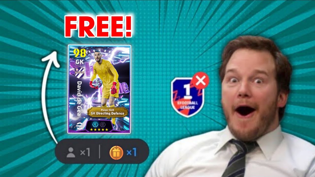 Как получить бесплатный Showtime David de Gea eFootball 2026 Mobile
