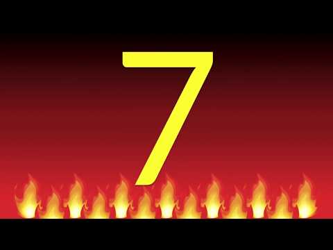 10 seconds fire timer COLOURFUL with sound effect