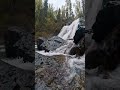 Горы водопад природа не тронута цивилизацией