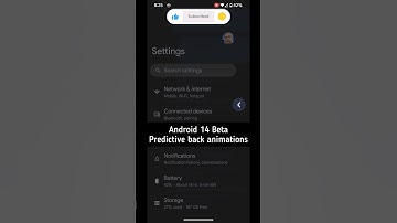 How to do predictive back animations in android 14 beta