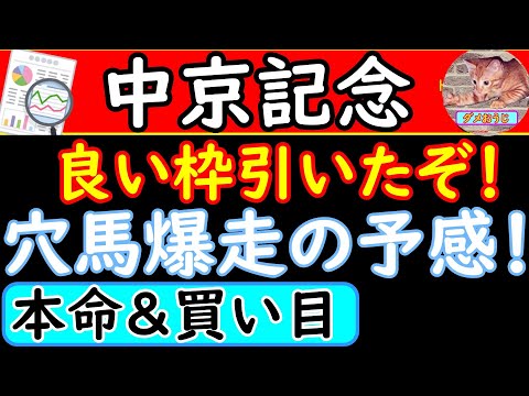 中京記念2022年の本命予想＆馬券の買い目を発表します